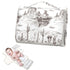 CHUROUSY Cowboys Portable Diaper Changing Pad with Wipes Holder, Western Desert Foldable Baby Diaper Changer Travel Bag
