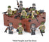 WW2 Battlefield Ground Military Building Block Set - 143PCS Fun for Kids and History Buffs