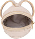 purifyou Premium Leather Pacifier and Nipple Shield Cases - Set of 2 Black & Beige for Diaper Bag & Stroller