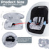 2PC) Piddle Pad - Car Seat Potty Training Protector- Waterproof Car Seat Liner with Anti-Slip Backing, Machine Washable