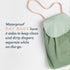 Esembly Day Bag Reusable Wet and Dry Bag Made From Recycled Fabric With Dual Waterproof Compartments for Cloth Diapers