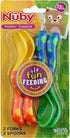 Nuby Fun Feeding Spoons & Forks 2-Pack - yellow/green, one size by Nuby