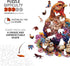 Hen and Chicks Wooden Puzzle for Adults, Unique Animal Shape Wood Cut Puzzles for Family Puzzle Lovers
