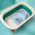 LOORGVEL Creative Bath Seat with Strong Load-Bearing Suction Cups Non-Slip Shower Chair for Newborns and Spacious