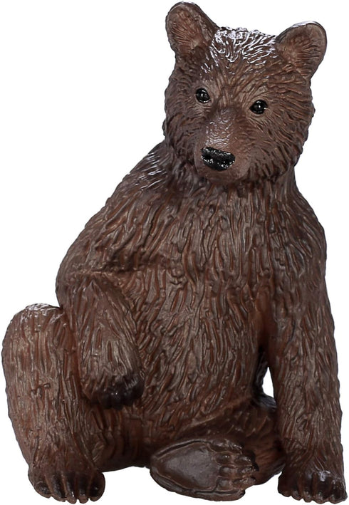 MOJO Realistic Grizzly Bear Cub Hand Painted Wildlife Toy Figurine
