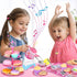 Set 3-5,PRE-WORLD Set 3-6 Tea Party for Toddles Musical Kids Tea for Little Girls