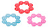 Nuby IcyBite Soother Ring Teether, Colors May Vary, 1 Count