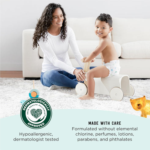 Amazon Brand - Mama Bear Gentle Touch Diapers, Hypoallergenic, Size 6, 108 Count (4 packs)