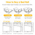 70'' BABY JOY Bed Rails for Toddlers, Extra Long, Height Adjustable Kids Rail Guard w/Double Safety Lock