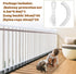 Banister Guard Balcony Netting for Kids Pets, 15 x 3 ft Baby Fence Door Net, Safety Stair Rail Mesh Net (No Drilling)