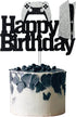 Game Controllers Happy Birthday Cake Topper - Glitter Gaming Cake Decoration for Boys Video Game Party