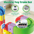 Set 3D 3 4 5 6 7 8 (95PCS) Electric Train for Kids,Infinity Racer Train,Educational STEM Learning Toy,Anti-Gravity