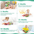 0-3-6-12-18 beiens Baby Books Toys, Touch and Feel Crinkle Cloth Book for Infant Baby Months, Early Development