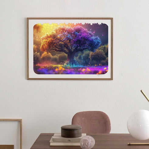 Wooden Puzzles for Adults - Tree of Life Wooden Jigsaw Puzzles 200pcs, 8.3x12in, Unique Shape Gift