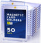 Basthalan 50ct Magnetic Card Holder, 35pt One Touch Card Holder, U-V Protectors Hard