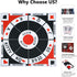 23.6 Inches Rummy, Poker,200 Pokers,2 Cards,1 HOROW Tripoley Game Tripoli Board Game Anti-Slip Mat,Combination