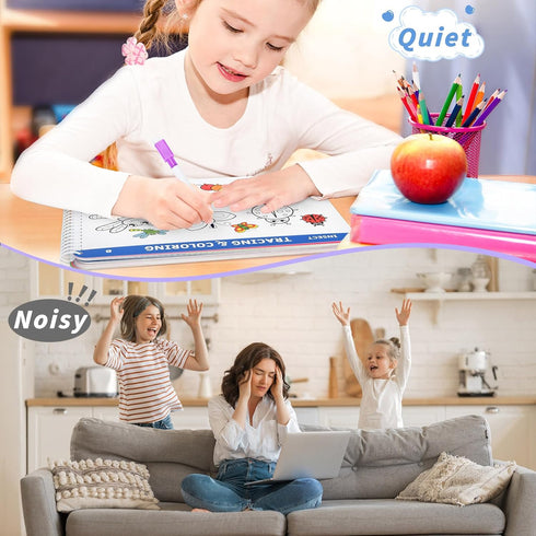 3-5 Preschool Learning Activities Educational Workbook: Preschool Handwriting Tracing Books | Autism Learning Materials