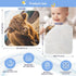 YETTASBIN 30 30 Inch Highland Cow Baby Towel, Ultra Soft Absorbent Cotton Baby Hooded Bath Towel for Newborn Baby Boy
