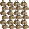 Yeshone 24 Pcs Metal Cowbell with Handle Cow Bells Noise Makers for