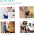 4pcs Babyproof Drawer Locks: Childproofing Safety Straps for Cupboard, Oven Door, Dishwasher, Brown Cabinet Locks