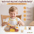 3-5 Playset 3 4 5 6 Airlab Toy Food for Toddler Pretend Play Kids Kitchen Breakfast Cutting Food Girl Boy Birthday Gift