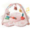 Baby Play Gym & Activity Mat with Light-up Musical Arch, Washable Tummy