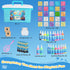 Poonoo 6-12, 25 20 Crafts Kits Toys - Birthday Gifts for Girls & Boys Molds Colors Magic Water Elf Toy Kit, Aqua Fairy