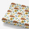 Highland Cow Sunflower Changing Pad Cover for Baby Girls, Soft Stretchy Safe Snug Fitted Diaper Change Table Covers
