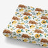 Highland Cow Sunflower Changing Pad Cover for Baby Girls, Soft Stretchy Safe Snug Fitted Diaper Change Table Covers