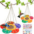 Kids Arts and Crafts Bird Feeders - 2-Pack DIY Wooden Paint Kits for Outdoor Toys for Boys & Girls Age 3-12