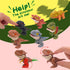 6PCS Biting Finger Dinosaurs Toy Collectibles for Display, Play and Snap On Figure Novelty Creative Theater Puppet Doll