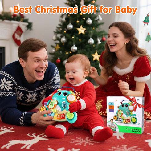 ITSFORU 6-12 1 12 18 1 Baby Toys Months Dinosaur Music Light Up Baby Piano Toys for Year Old Boy Girl Early Learning