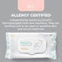 248 (4 Pack 62 Count Niki's Natural Baby Wipes | Sensitive Organic Baby Wipes | Made with Manuka Honey and Coconut Oil