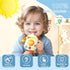 XXEDSPTY 6-12 Montessori Baby Sensory Toys for Months, Silicone Pull String Teething Toy, Infant Fidget Travel Toys
