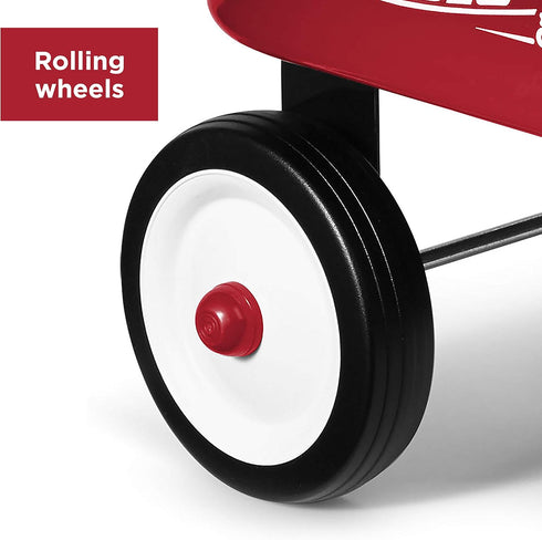 12.5" 1.5+, Radio Flyer Mini Classic Red Wagon for Kids, Toy Wagon For Kids Aged Play-Size Version of the Classic