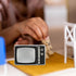 Doll House TV Model Mini Vintage Television for Doll House Living Room Furniture Accessories