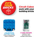 Set Circuit Cubes Bluetooth Upgrade+ Kit Electronic Toy Building Compatible with Most Building Blocks STEM Toy Learning