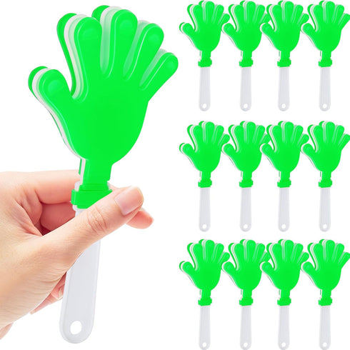 Generic 12 Pieces Plastic Hand Clappers 7.5 Inch Noise Makers for Football Basketball