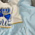 0-12 Bella's Giftshop Soft Minky Fleece Baby Sleep Sack with Diamante Crown and Bow, Month Baby Sleeping Bag Wearable