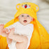 CLRBEATTY 27.5" 55" Toddler Bath Towel, Baby Hooded Towel, Ultra Absorbent Soft Shower Towel, Unisex Baby Bath Towel