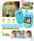 Pussan Cameras,2 Pack 3-9 3 4 5 6 7 8 Video Walkie Talkies for Kids with Dual Rechargeable Kids Walkie Talkies Toys