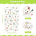 6 Pack 100% 20''x12'' 6 decalsweet Baby Burp Cloths Muslin Washcloths Muslin Burp Cloths Cotton Large Soft Layers Baby