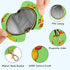 YETTASBIN Cute Ducks Portable Pacifier Holder Case with Metal Hook Buckle & Zipper for Diaper Bag and Stroller