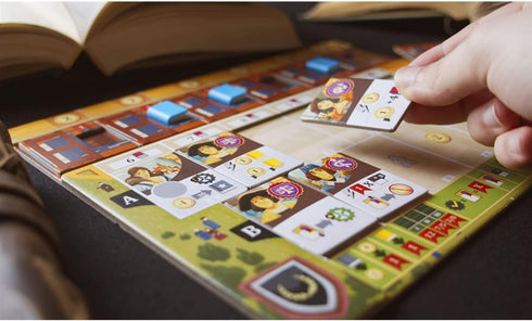 Plan B Games Alma Mater Board Game, Manage a 15th Century University, Resource Management Game for Ages 14+, 2-4 Players