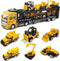 OTONOPI Car Transport Truck Toy Construction Diecast Cars Play Vehicle Set Carrier