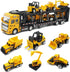 OTONOPI Car Transport Truck Toy Construction Diecast Cars Play Vehicle Set Carrier