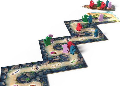 Cartagena Escape Diaries Board Game, Pirate Adventure Strategy Game for Kids and Adults, 2-5 Players