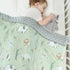 30 40 Inch BORITAR Baby Blanket for Boy Girls Soft Lightweight Minky Blanket with Double Layer Dotted Fleece Backing