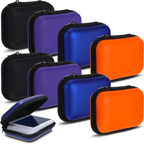 Jexine 8 Pieces Card Case Compatible with Travel Games Cards Games Playing