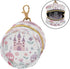 Nesatuwa Princess Castle Pink Pacifier Holder Case with Clip Portable Small Travel Pacifier Pouch for Mom Bag Zipper